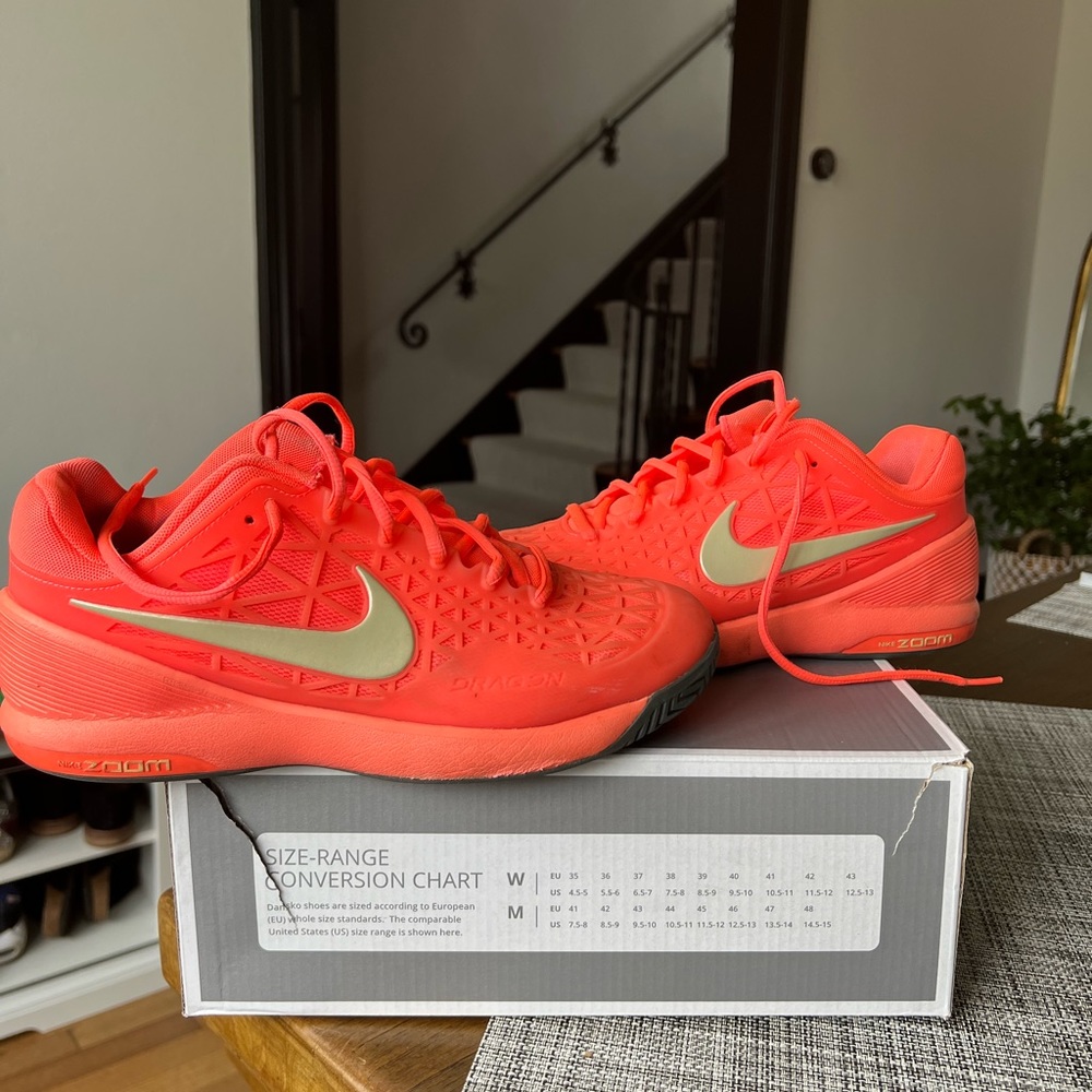 Nike Zoom Cage 2 Dragon red/ pink tennis Shoes